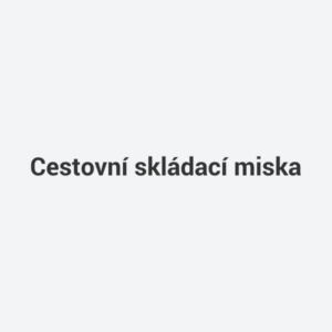 Cestovní skládací miska