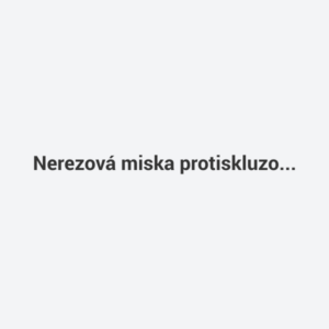 Nerezová miska protiskluzová 1L